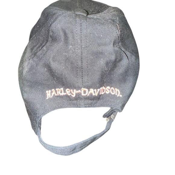 Harley-Davidson Motorcycles Pink and Black Adjustable one size cap hat - Picture 2 of 10